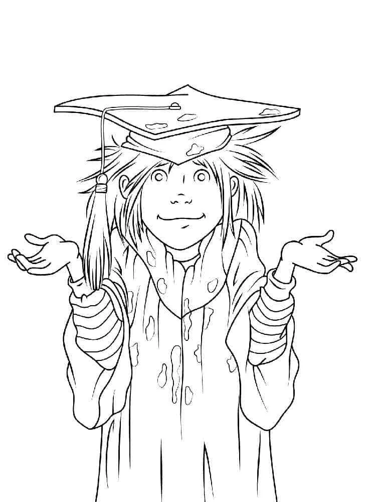 Graduation Coloring Pages 28