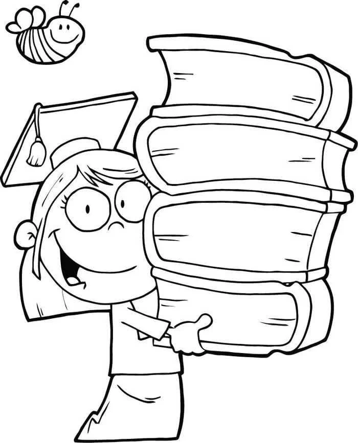 Graduation Coloring Pages 29