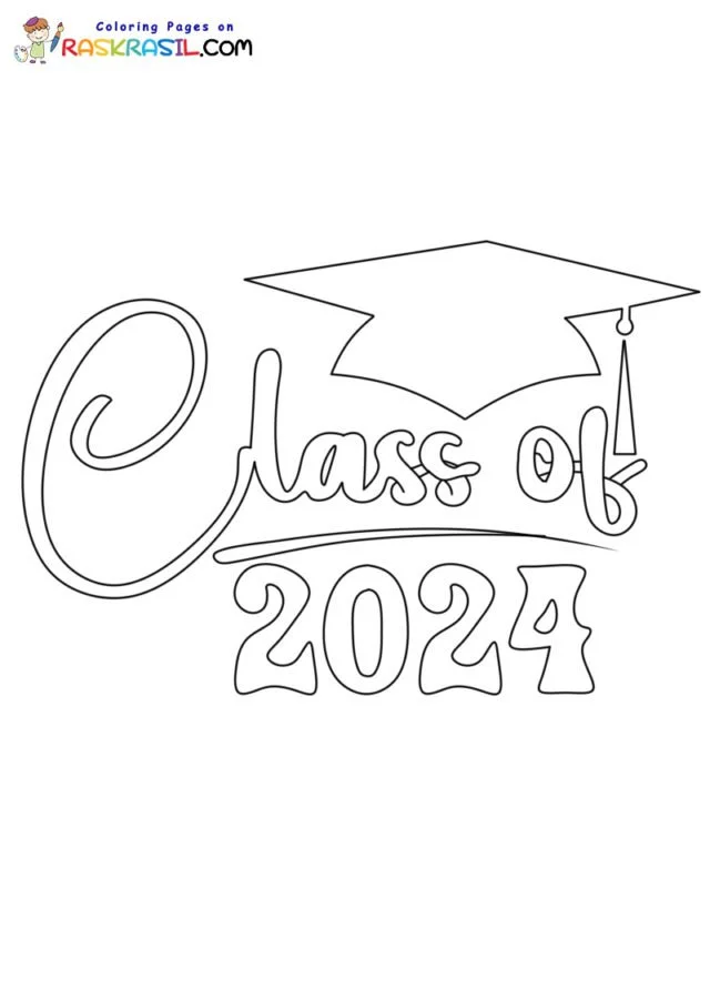 Graduation Coloring Pages 49