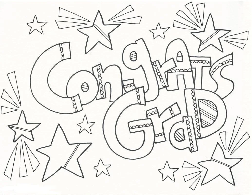 Graduation Coloring Pages 51