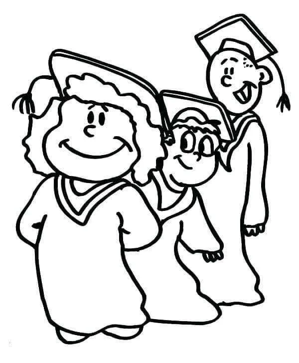 Graduation Coloring Pages 74