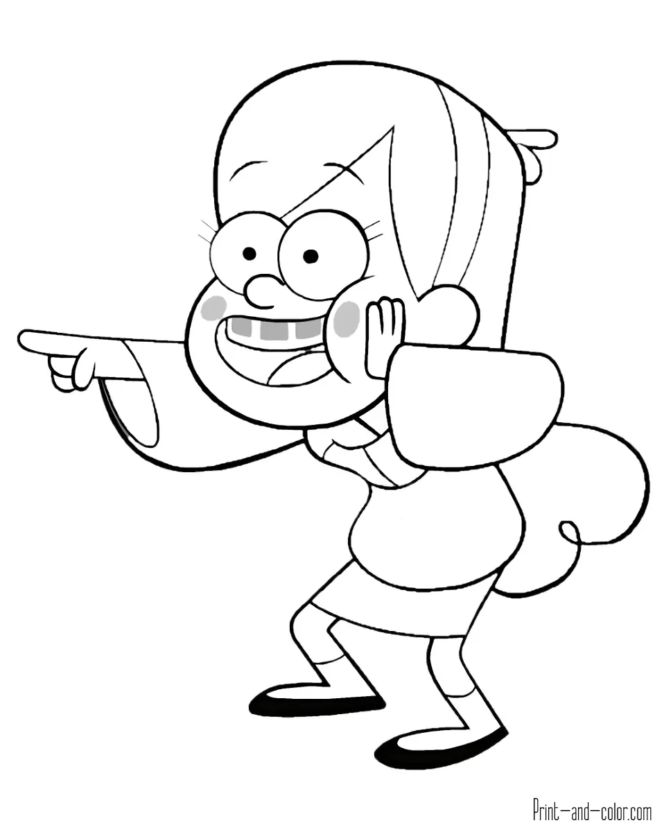 Gravity Falls Coloring Pages 21