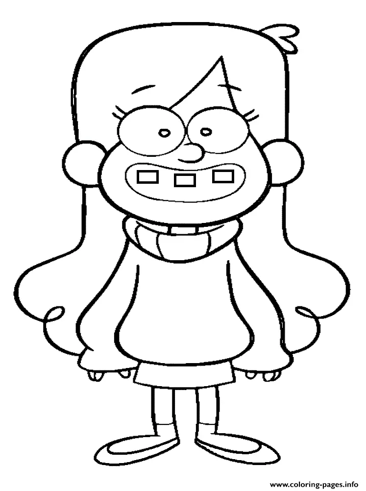 Gravity Falls Coloring Pages 25