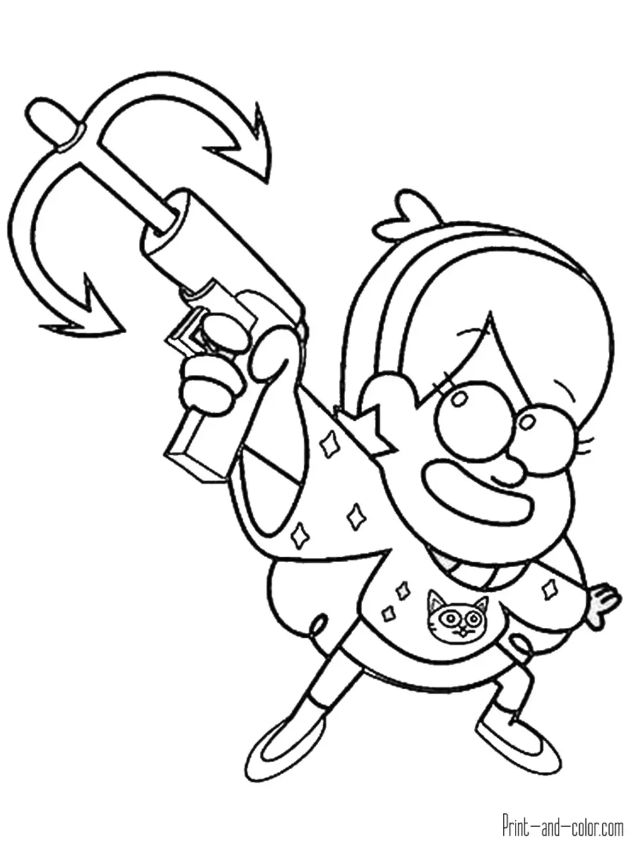 Gravity Falls Coloring Pages 35