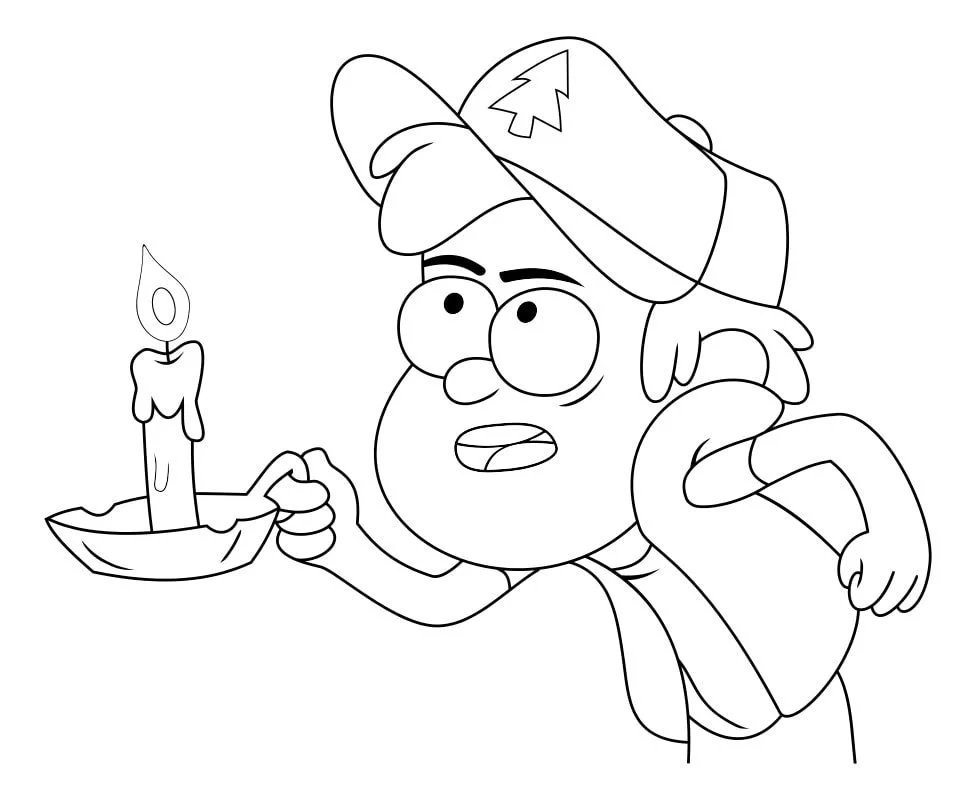 Gravity Falls Coloring Pages 40