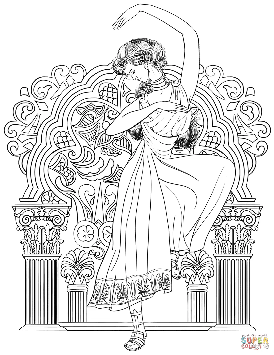 Greece coloring pages 50