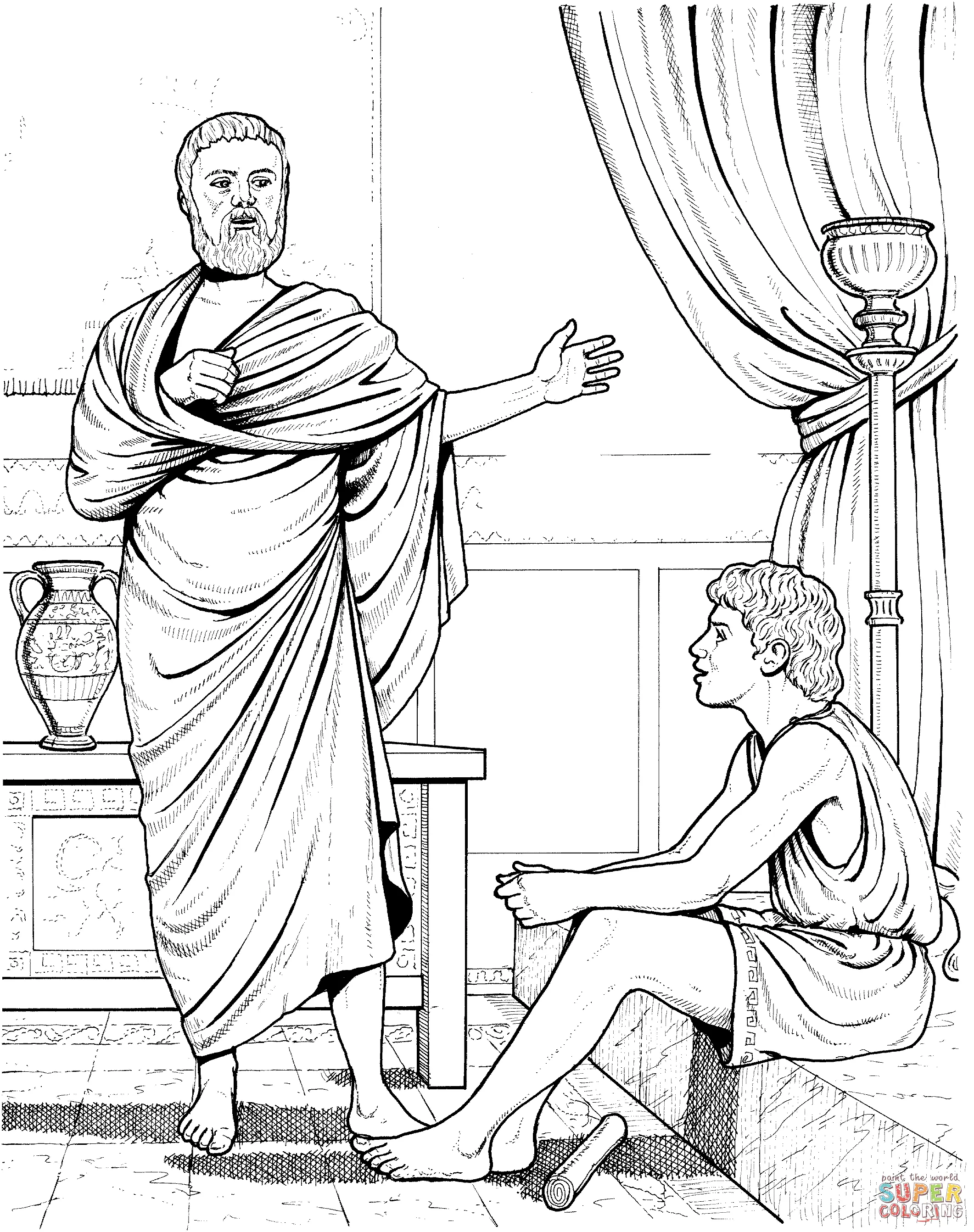 Greece coloring pages 59