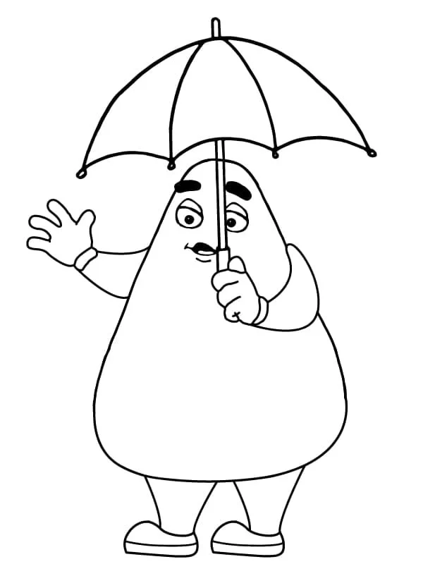 Grimace Shake Coloring Pages 14