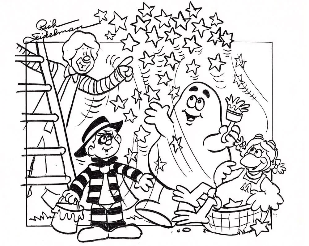 Grimace Shake Coloring Pages 3