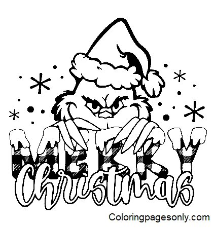 Grinch Coloring Pages 64