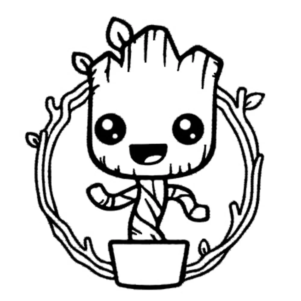 Groot Para Colorir 14