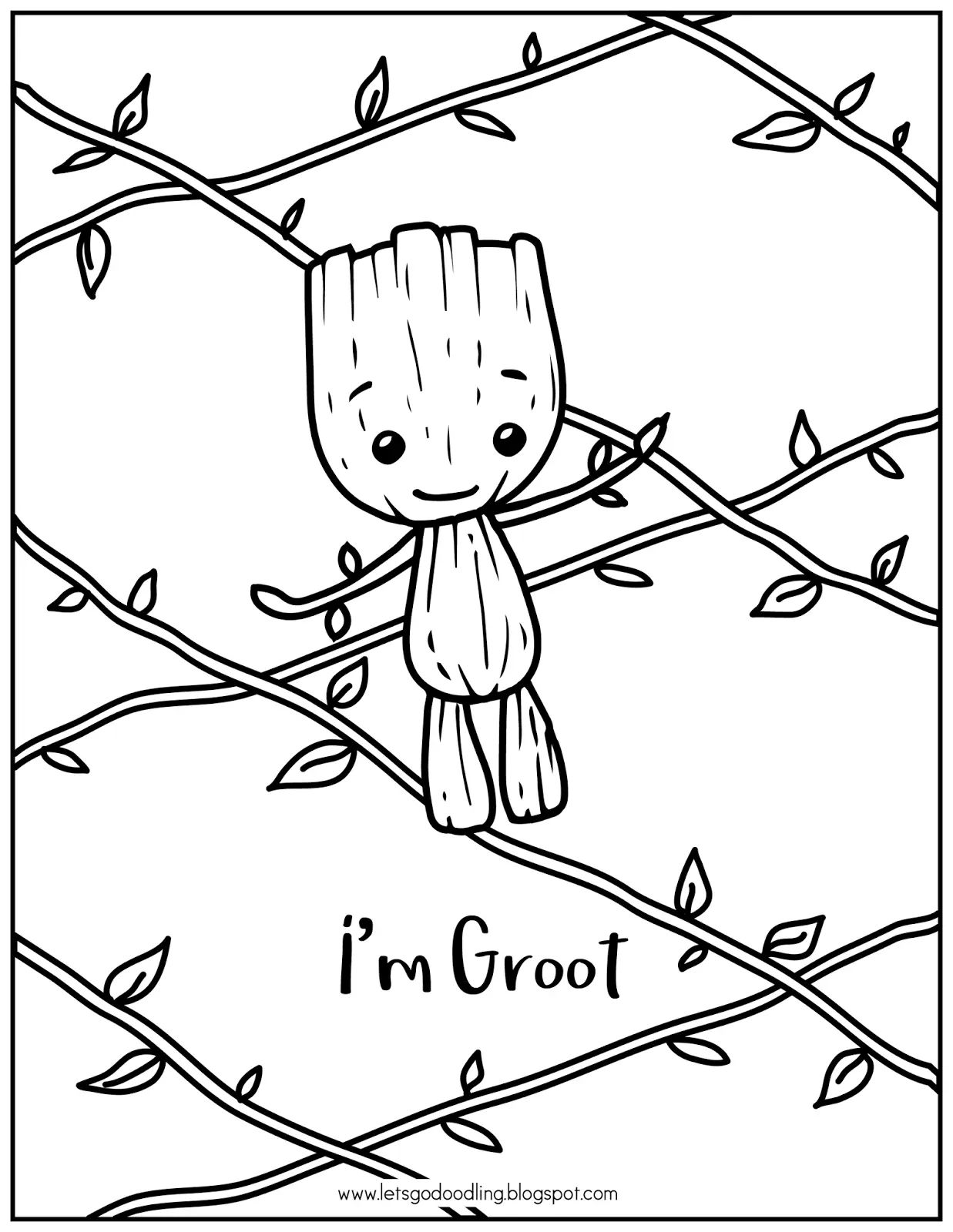 Groot Para Colorir 15