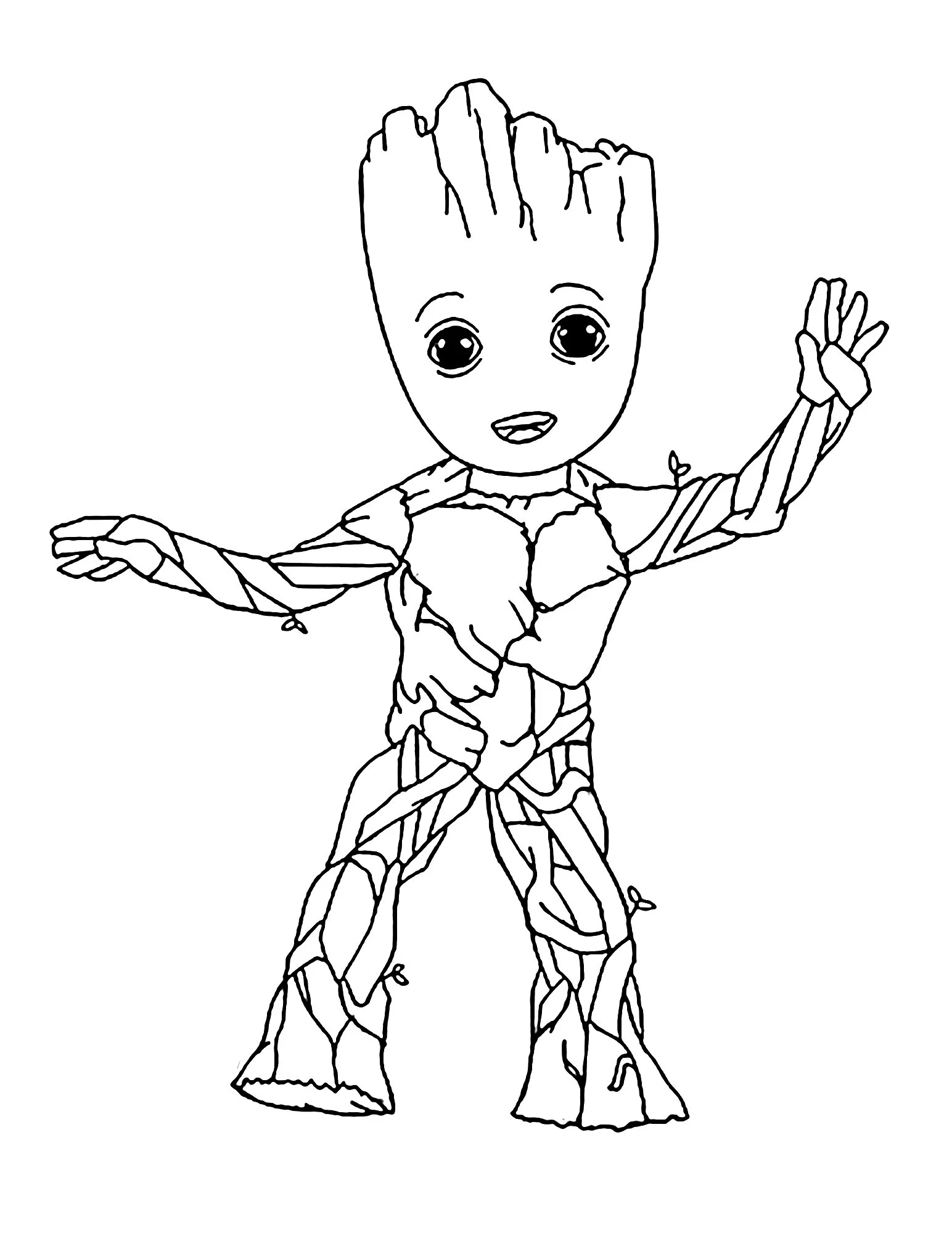 Groot Para Colorir 2