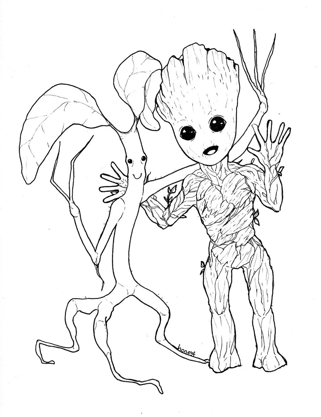 Groot Para Colorir 20