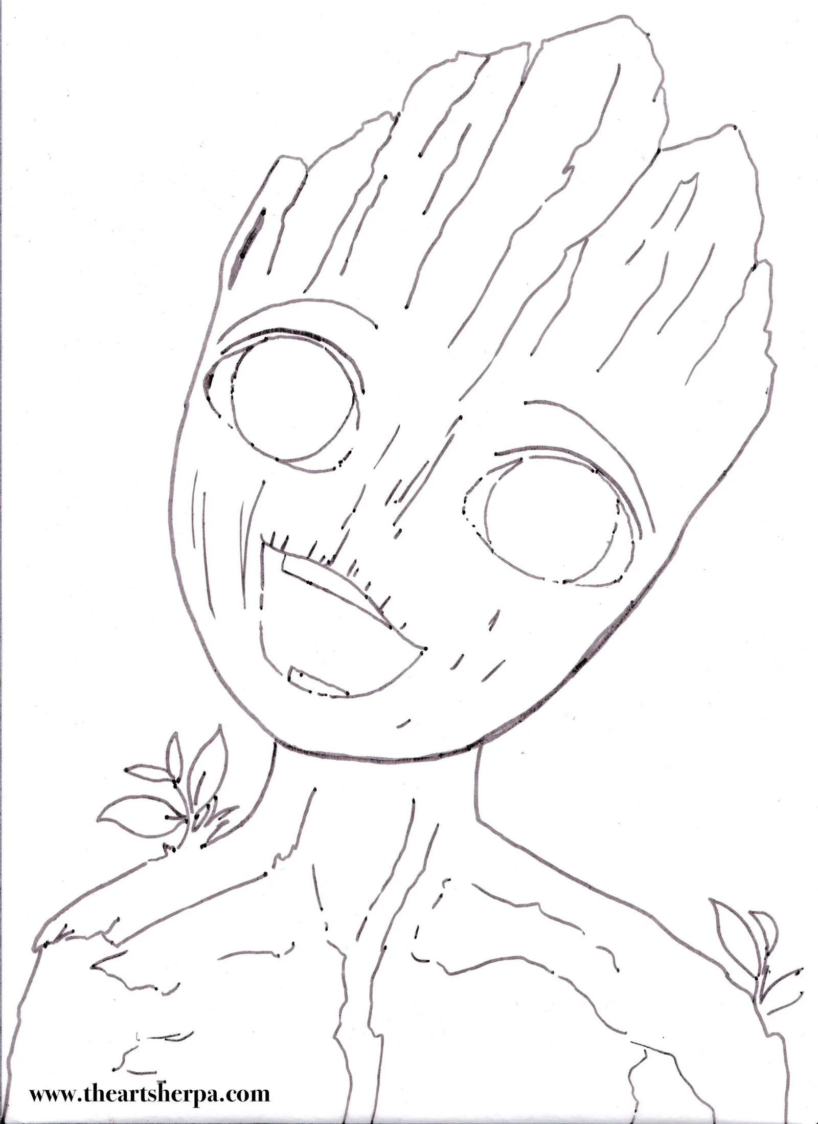 Groot Para Colorir 24