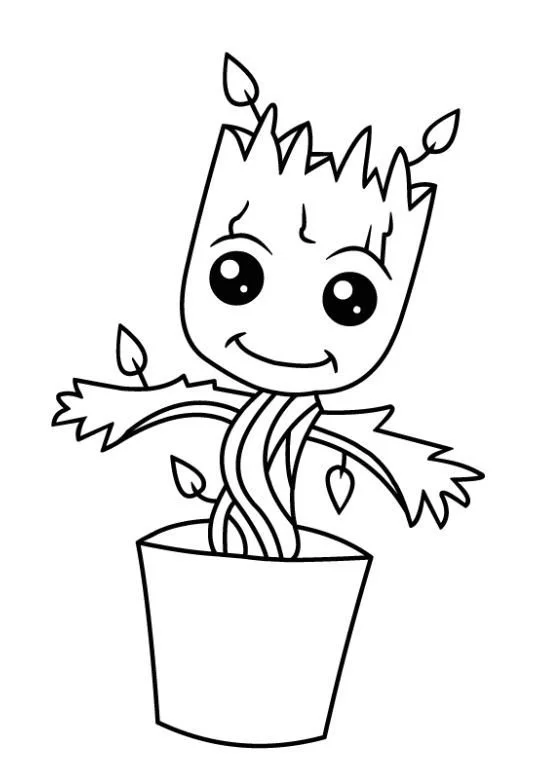 Groot Para Colorir 7