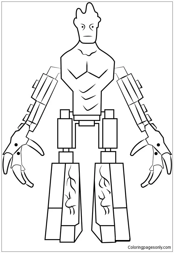 Groot Para Colorir 9