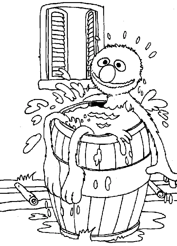 Grover Coloring Pages