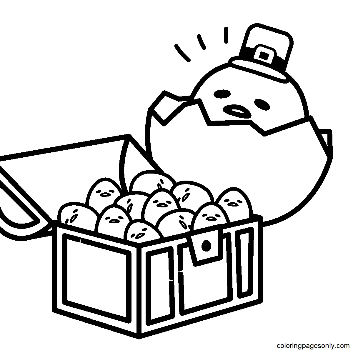 Desenhos de Gudetama Para Colorir 34