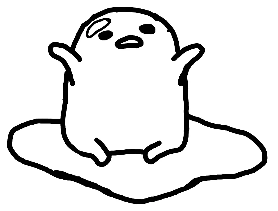 Desenhos de Gudetama Para Colorir 43