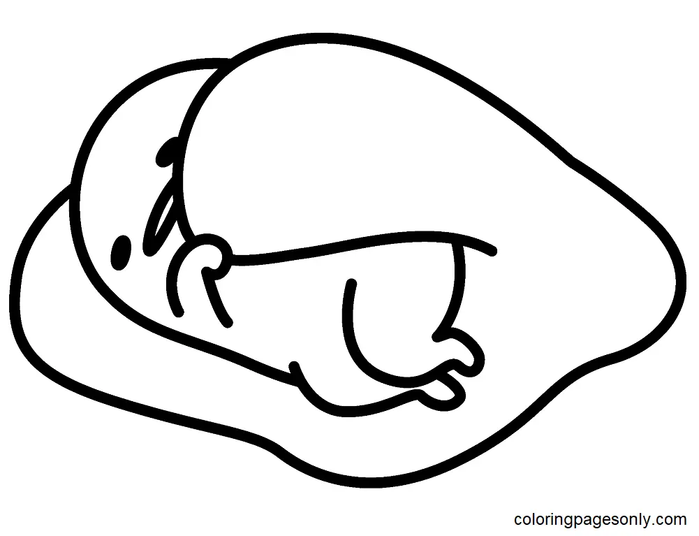 Desenhos de Gudetama Para Colorir 5