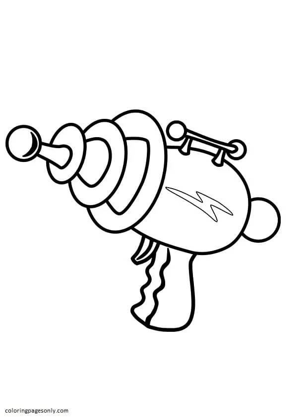 Gun Coloring Pages 41