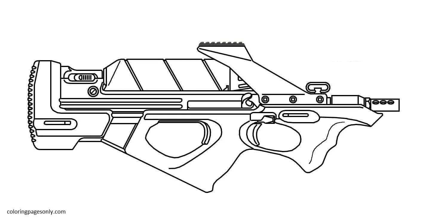 Desenhos de Armas Para Colorir 67