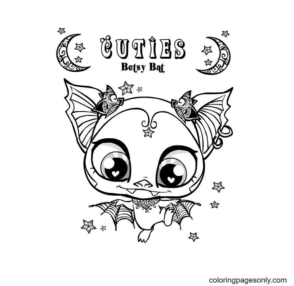 Halloween Bats Coloring Pages 14