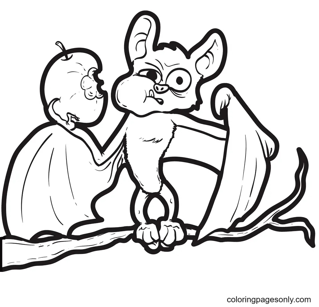 Halloween Bats Coloring Pages 23