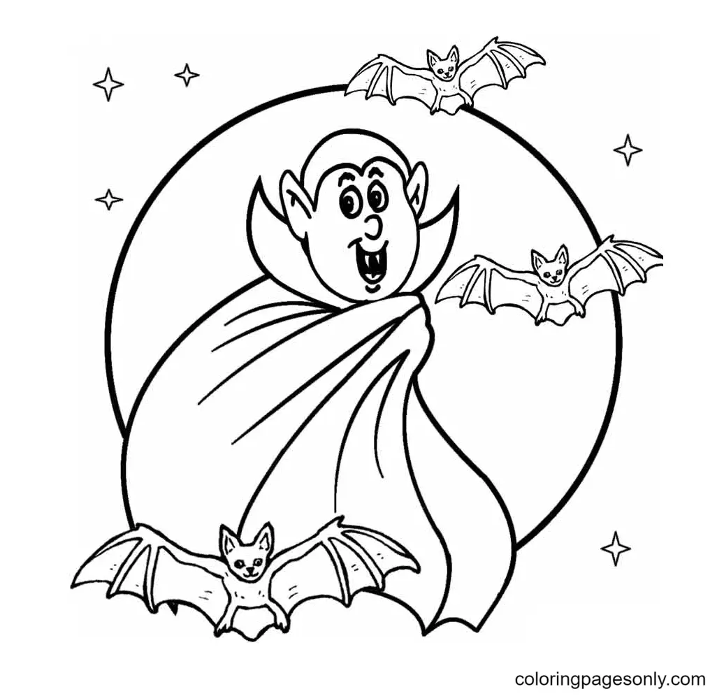 Halloween Bats Coloring Pages 30