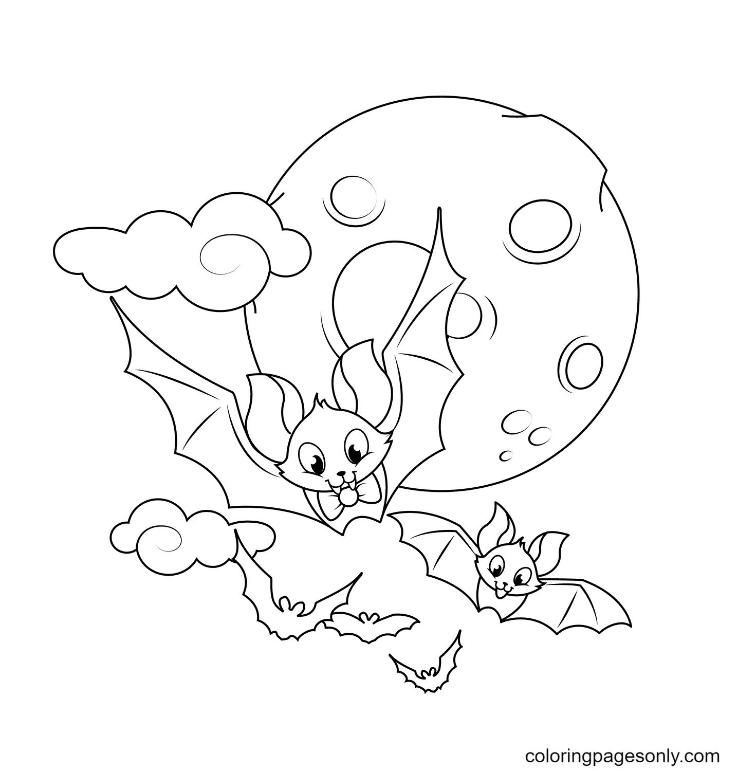 Halloween Bats Coloring Pages 42