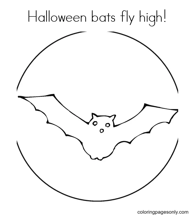 Halloween Bats Coloring Pages 47