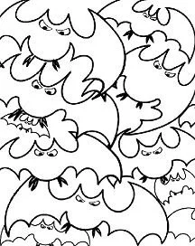 Halloween Bats Coloring Pages 52