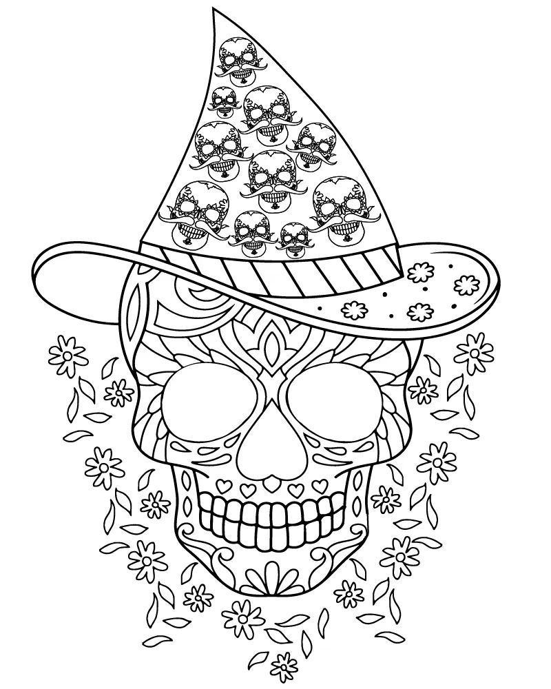 Halloween for Adults Coloring pages 13