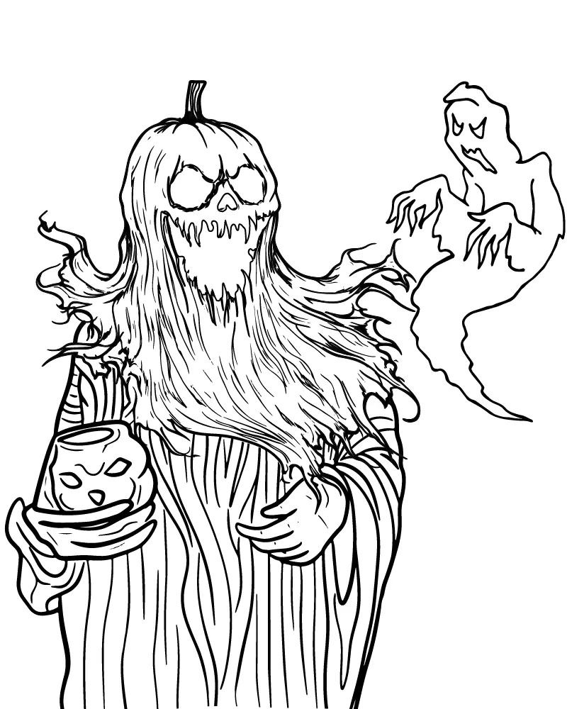 Halloween for Adults Coloring pages 22