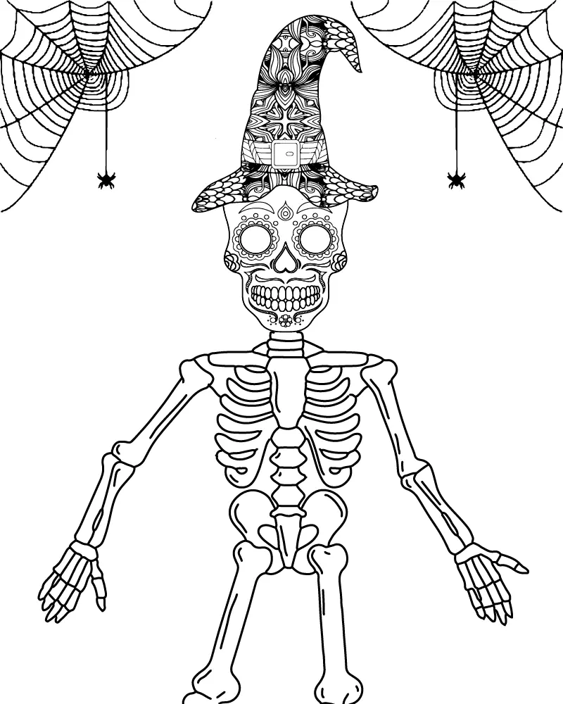 Halloween for Adults Coloring pages 24