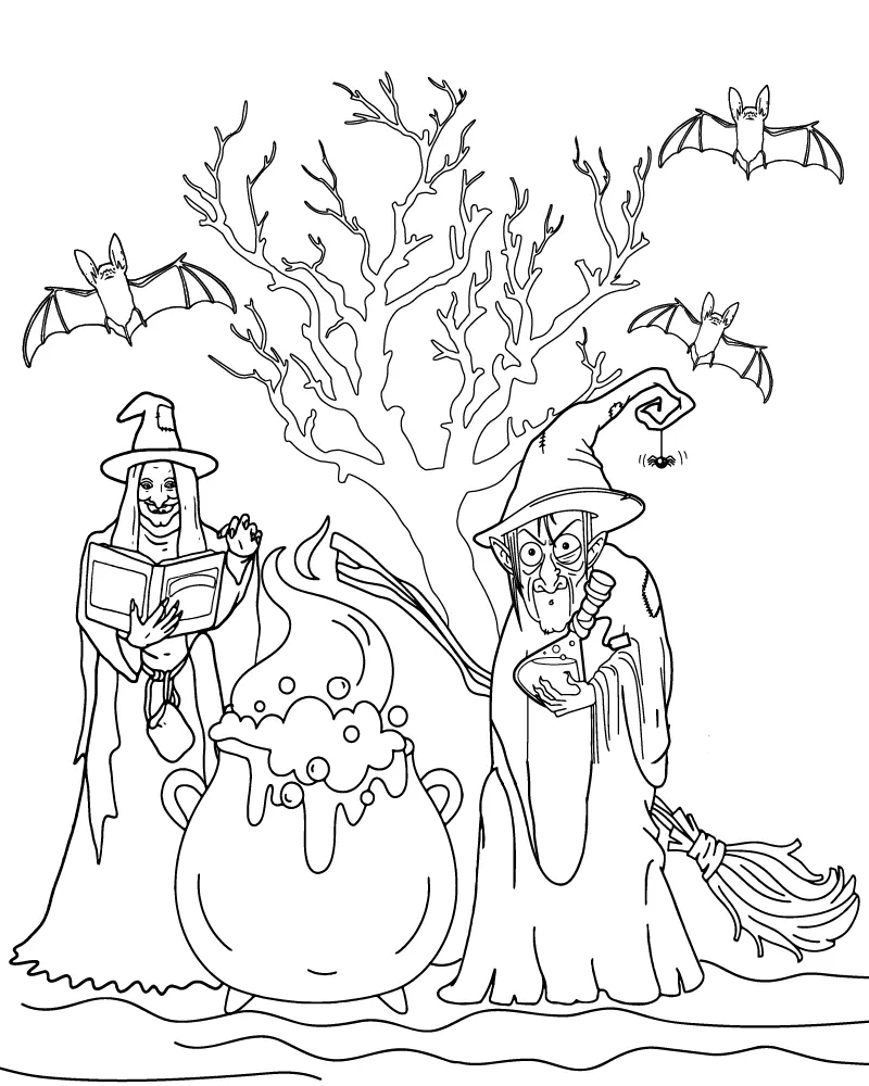 Halloween for Adults Coloring pages 28