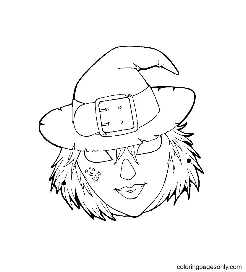 Halloween Masks Coloring Pages 16