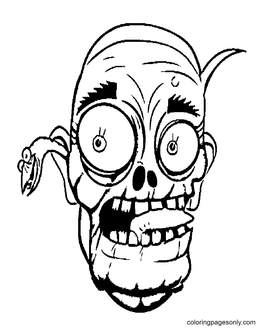 Halloween Masks Coloring Pages 25