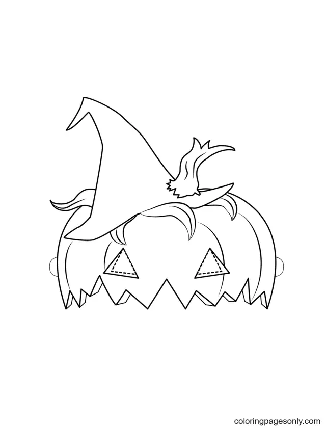 Halloween Masks Coloring Pages 49