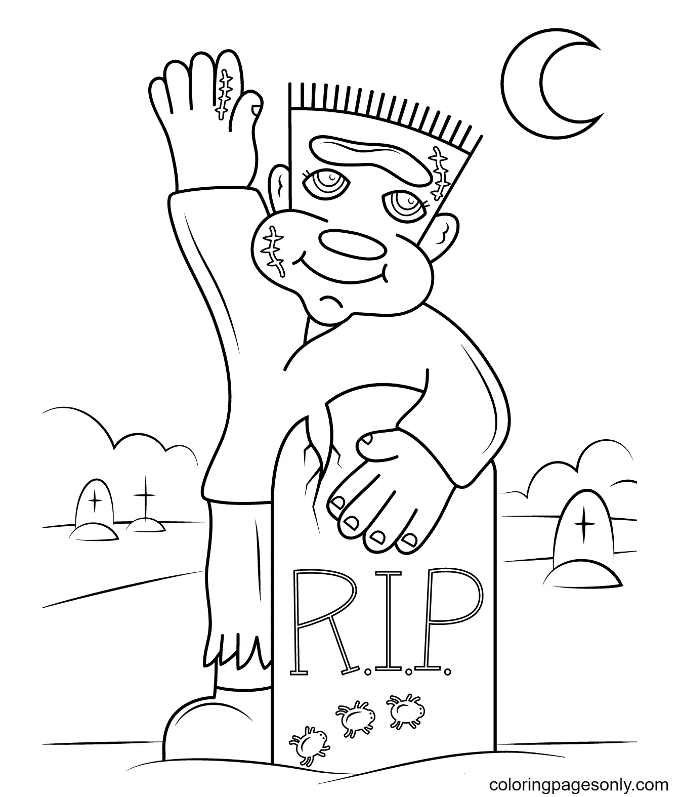 Halloween Monsters Coloring Pages 103