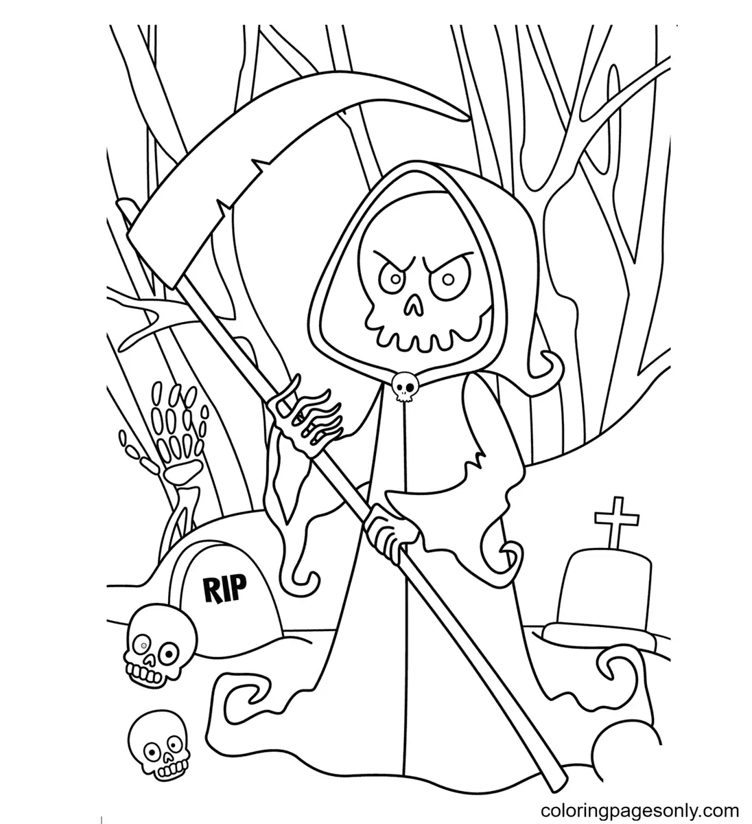 Halloween Monsters Coloring Pages 75