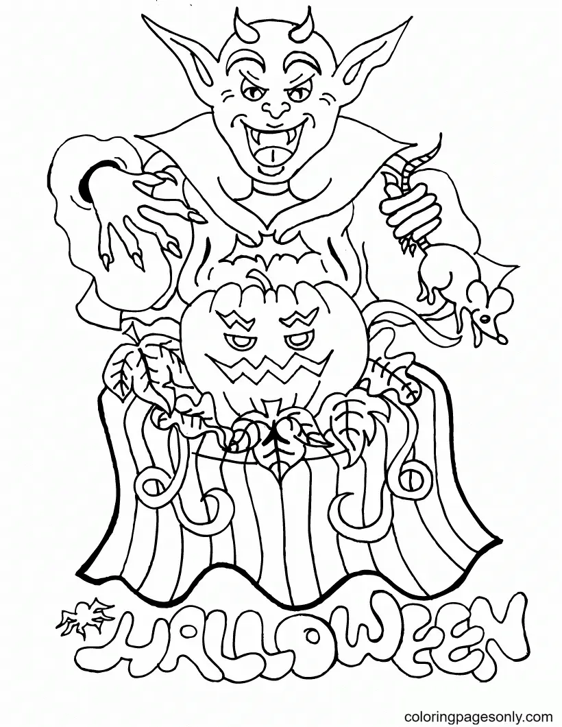 Halloween Monsters Coloring Pages 97