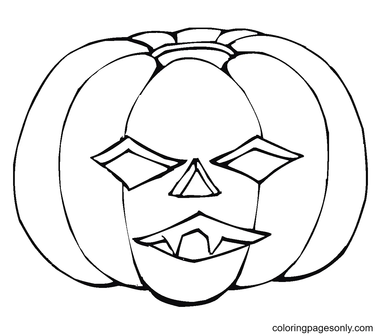 Halloween Pumpkin Coloring Pages 92