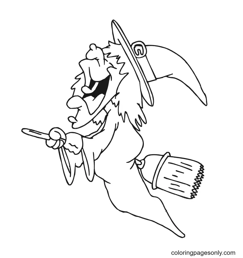 Brujas Halloween Para Colorear 56