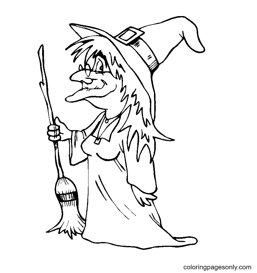 Brujas Halloween Para Colorear 70