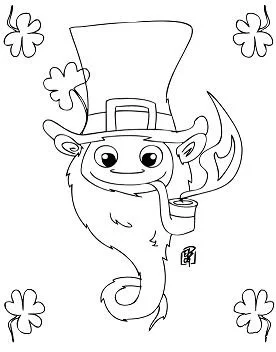 Happy St Patricks Day Coloring Pages 29