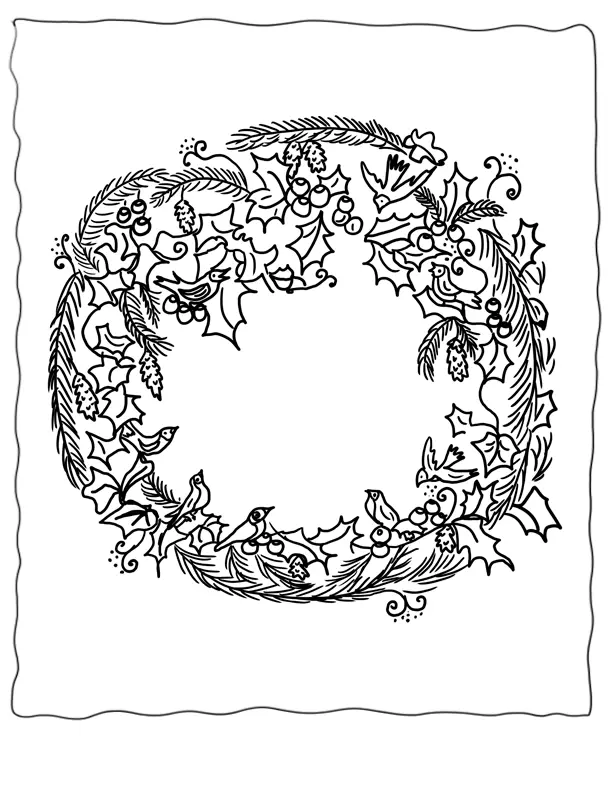 Hard Christmas Coloring Pages 16