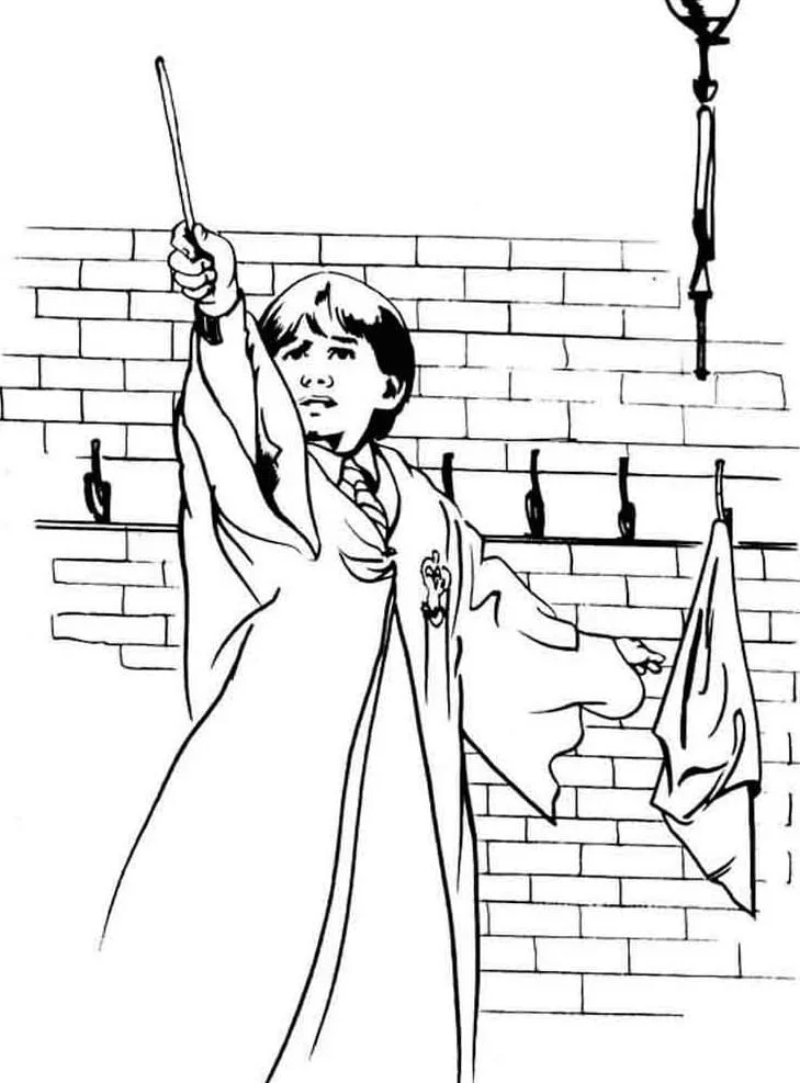 Desenhos de Harry Potter Para Colorir 102