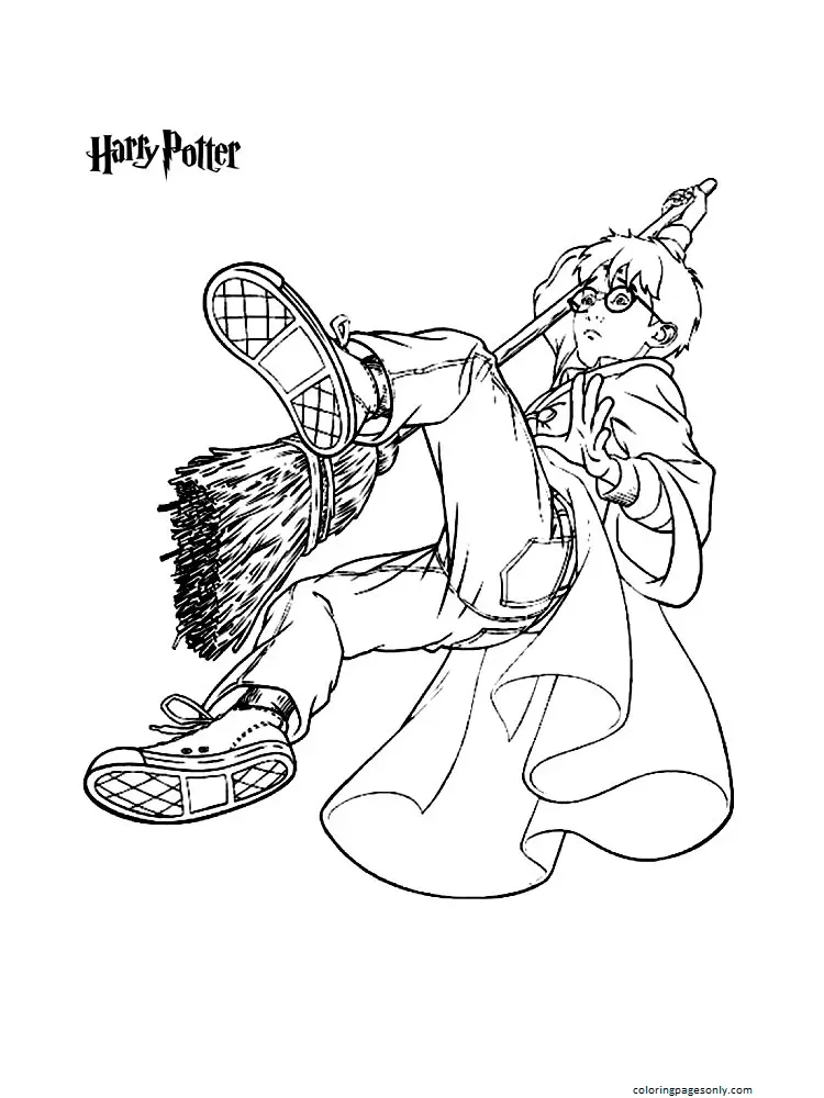 Desenhos de Harry Potter Para Colorir 104